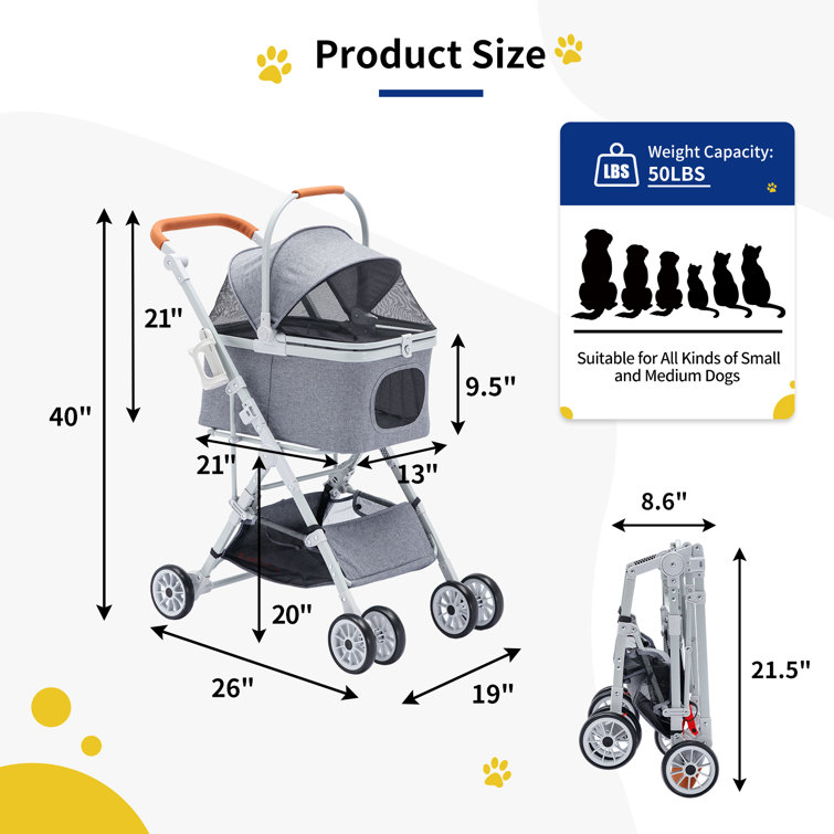 Wayfair 2025 dog strollers